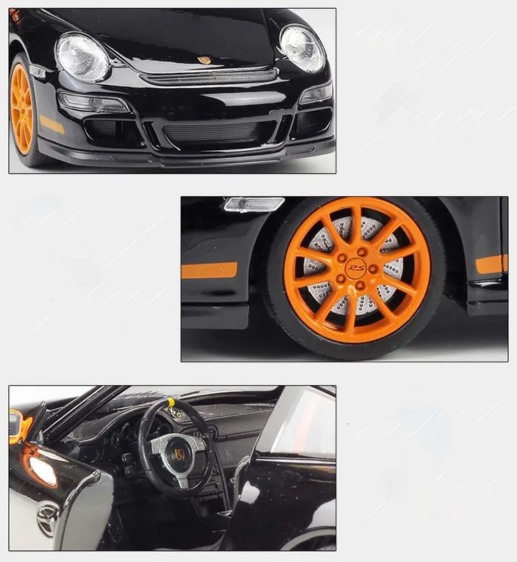 Welly литья под давлением 1:24 модель симулятора автомобиля сплав Porsche 911(997) GT3 RS спортивный автомобиль металлическая игрушка гоночный автомобиль для детей Коллекция подарков