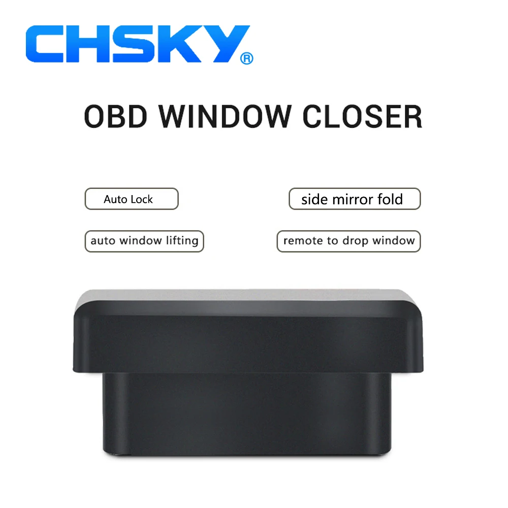 CHSKY окна автомобиля Roll up окно ближе и боковое зеркало складной авто замок