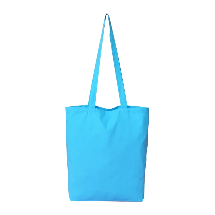 

Blank Sky Blue Canvas Grocery Totes Handbags Cotton Shopping Bags Available for Custom Bags