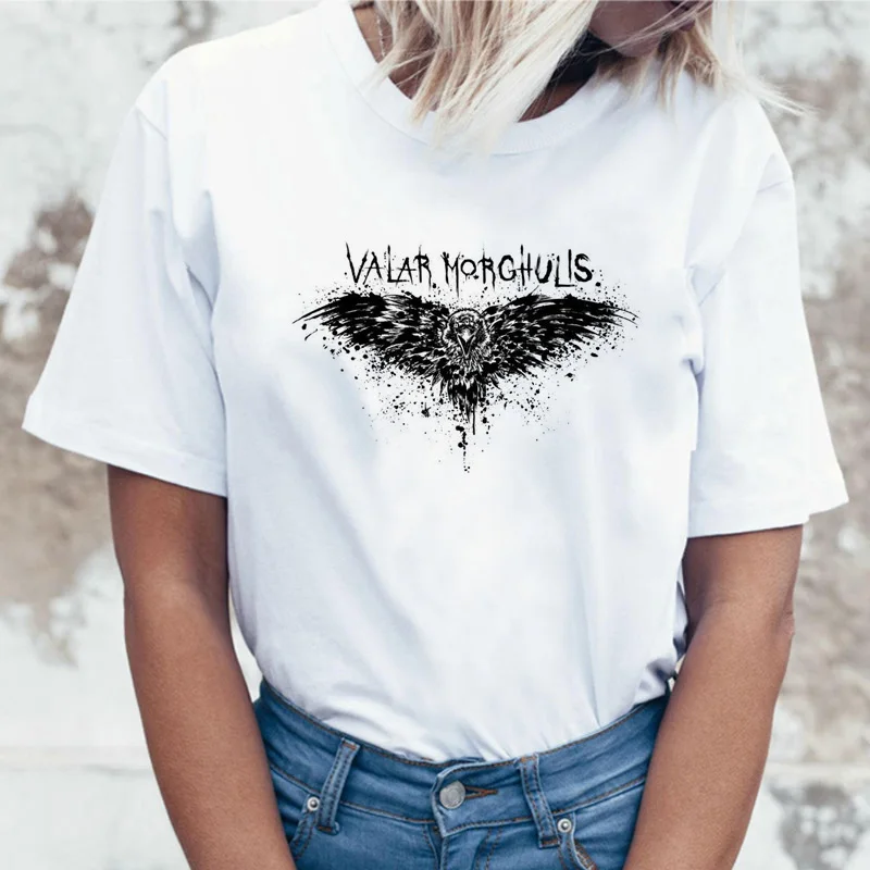 Valar Morghulis not today футболка Женская Топ Футболка женская хип-хоп 90s уличная одежда летняя Новинка - Цвет: 2951