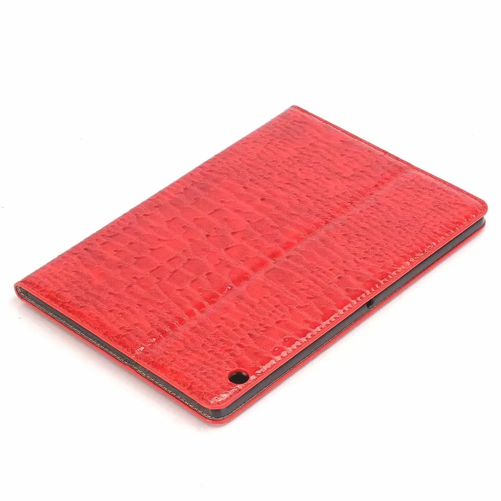 Red Роскошный Магнитный чехол для huawei MediaPad T5 10 AGS2-W09/L09/L03/W19 10,", чехол для планшета Из Искусственной Кожи, Чехол+ пленка - Цвет: Red