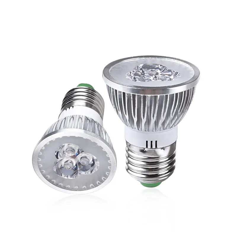 3LEDs Высокомощный светодиодный светильник для выращивания E27, полный спектр, фитолампия, лампа для выращивания в помещении, семена цветов растений, тент для выращивания, коробка, заменяющий солнечный светильник - Испускаемый цвет: 3LEDs