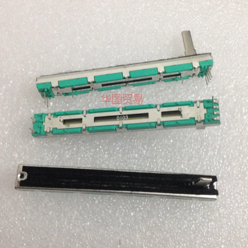 5 шт. 75 мм длинный двойной скользкий потенциометр D103 D10K/для behringer mixer fader с