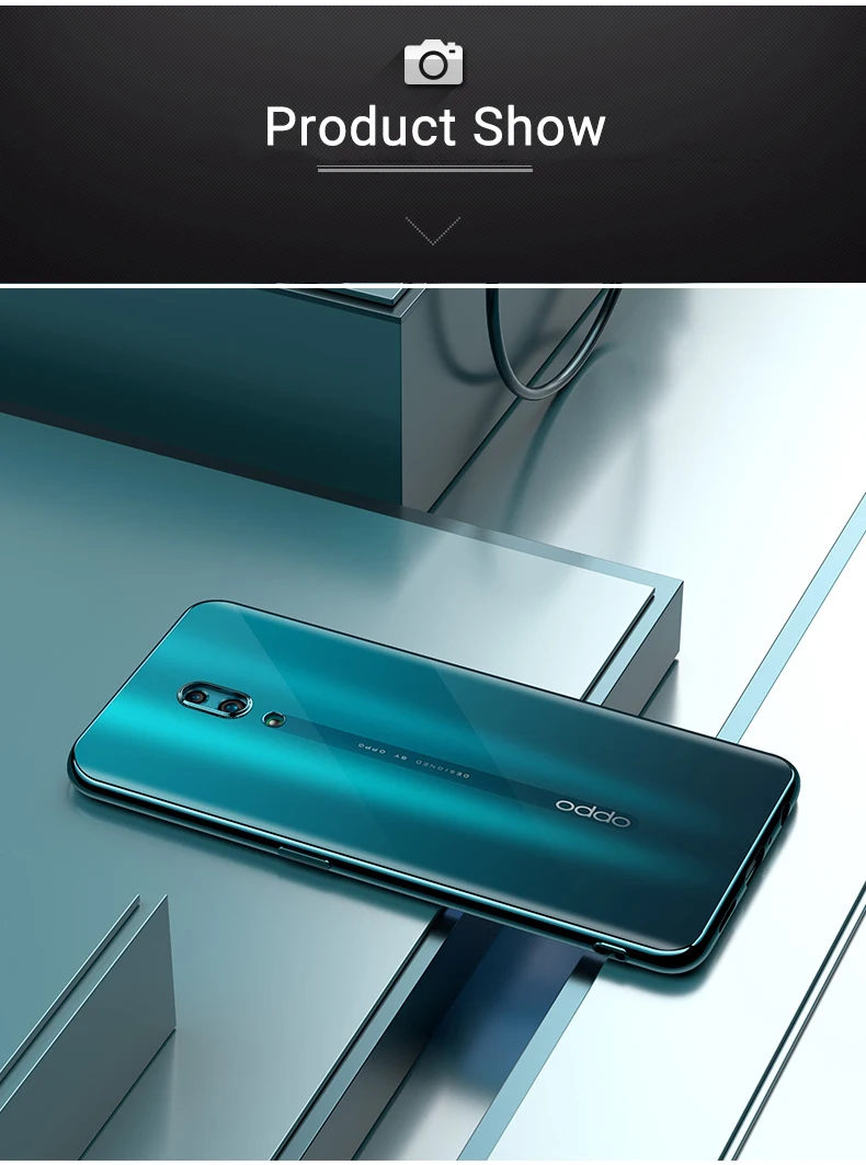 Роскошный прочный прозрачный ТПУ чехол с покрытием для Oppo Reno 10x Zoom, мягкая силиконовая защитная задняя крышка для Reno 6,4''