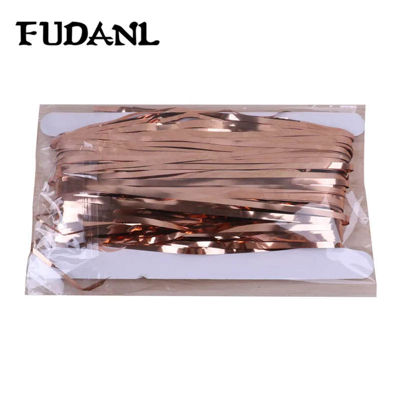 1x2M Rain curtain Розовое золото Воздушные шары из фольги с надписью «Любовь» 12 дюймов воздушный шар "Конфетти" на день рождения Свадебная вечеринка украшения День Святого Валентина подарок брак Декор - Цвет: 1x2M Rain curtain
