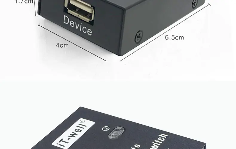 Usb принтер автоматический Коммутатор Концентратор разветвитель 2 хоста поделиться одним принтером отправить два кабеля печати Поддержка любого USB interfac IT-102AU