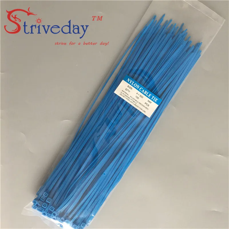 100 шт цветные нейлоновые кабельные стяжки 4*300 мм зеленый галстук бабочка цвет