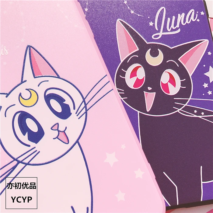 Для iPhone 7/8 + чехол Sakura Luna Cat 6/6s plus Мягкий силиконовый для телефона X/XS Max/XR Закаленное