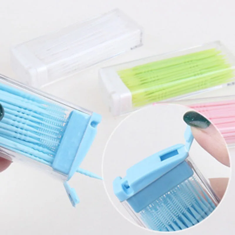 50 шт./кор. 2 полосная стоматологический для ротовой полости Палочки s зуб ухода за