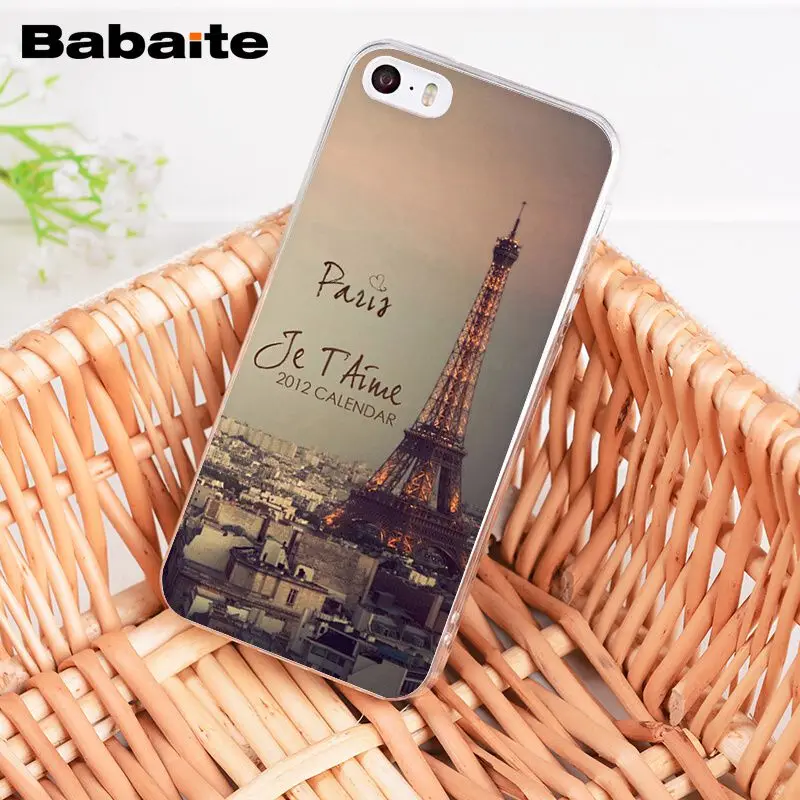 A5 Babaite Love London Париж Эйфелева башня Франция чехол для телефона чехол для iphone 11 Pro 11Pro Max 8 7 6 6S Plus X XS MAX 5 5S SE XR - Цвет: A5