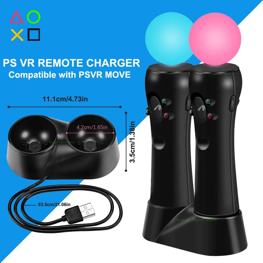 Двойной контроллер PS4 PS VR зарядное устройство USB зарядная док станция для Sony