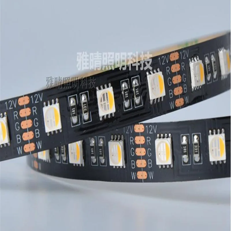 DC24V/12 V 4 цвета в 1 PCB SMD 5050 RGBW светодиодные полосы света светодиодный RGB10MM/12 мм+ белый/теплый белый несмонтированная плата зарядного устройства/эпоксидная смола/корпус/клей/ламповый усилитель/5 M