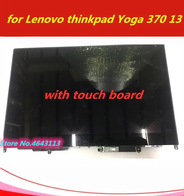 Для lenovo Thinkpad Yoga 370 FHD ЖК-дисплей сенсорный экран стекло дигитайзер сборка+ рамка 01HW909 01HW910 SD10M34076 SD10M34078