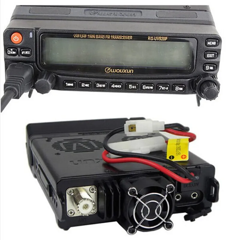 2 шт. новый автомобиль радио иди и болтай Walkie Talkie UHF/VHF 999CH WOUXUN KG UV920P Dual Band Мобильный