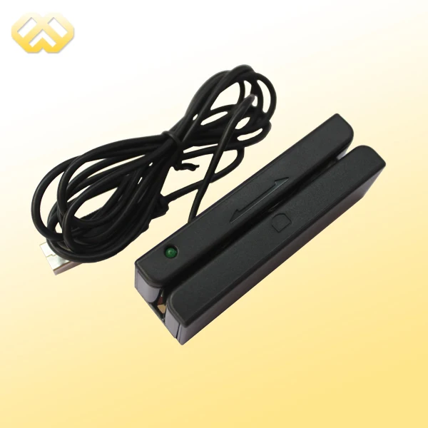 MSR01 дешевый USB/серийный/виртуальный COM считыватель магнитных карт 3 отслеживания |