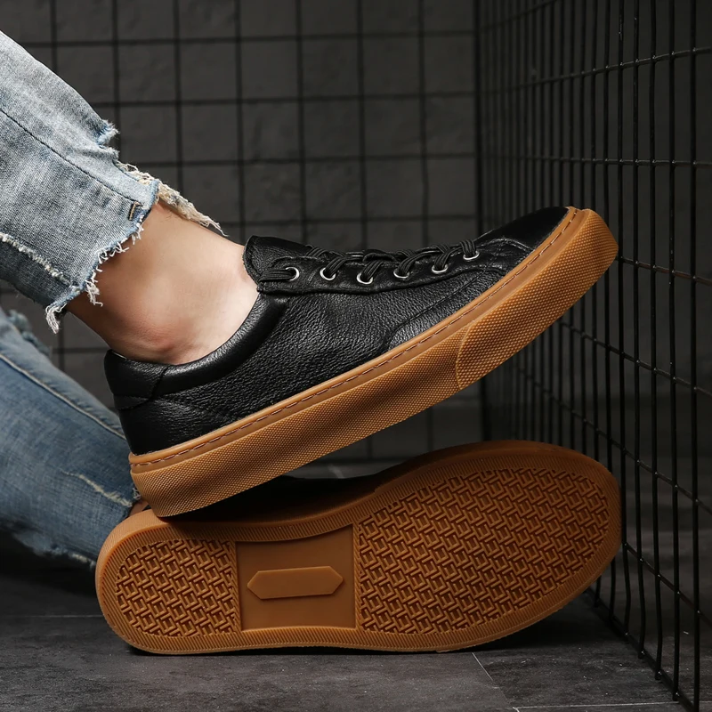 Мужская обувь Новинка 2019 года сезон лето модная на шнуровке Цвет черный белый