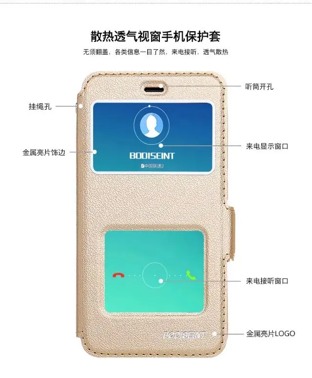 Кожаный чехол для huawei Honor 6A HQ с окошком из искусственной кожи, чехол-книжка для huawei Honor A6 DLI AL10 TL20