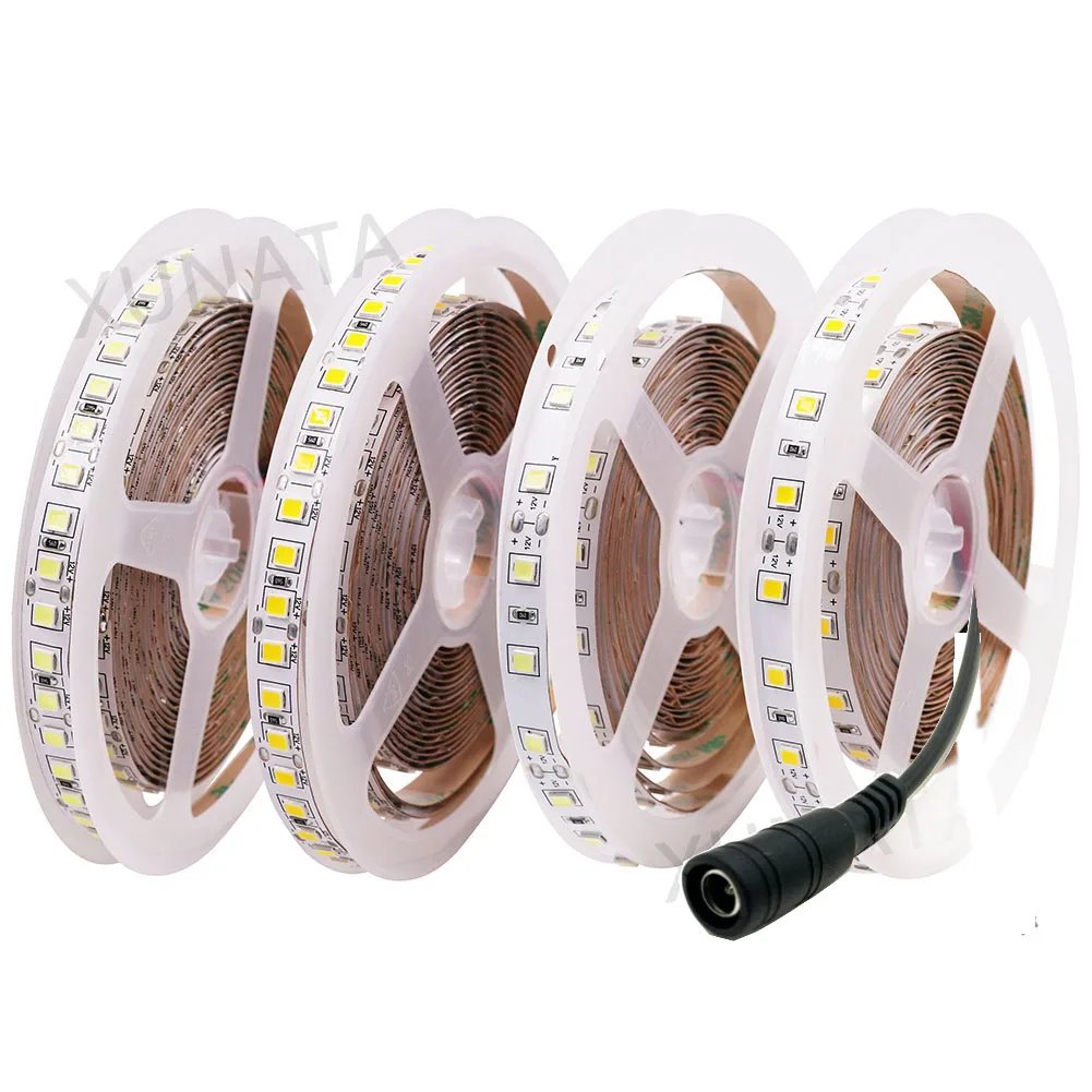 1 м 2 3 4 5 Светодиодная лента 4040 SMD с разъемом постоянного тока 120 светодиодов/м