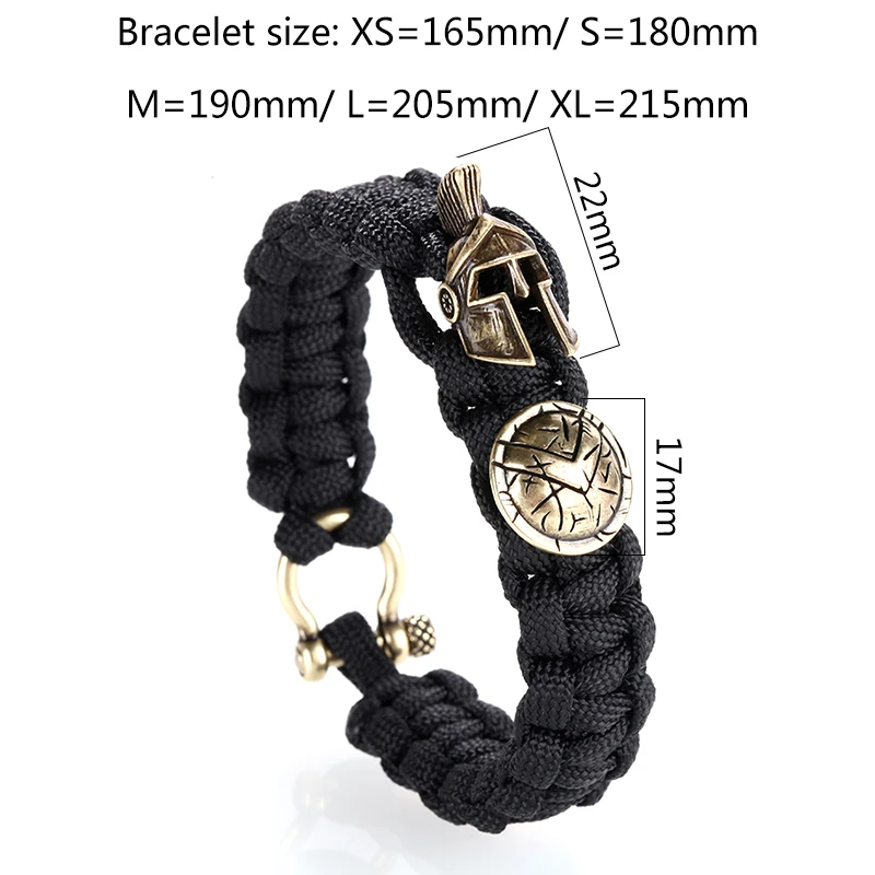 Мужской браслет/Спарта/pulseira masculina/Роскошный Открытый выживания ручной работы веревочные браслеты винтажные мужские браслеты