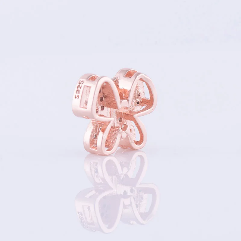 Бусины бабочки из циркония для браслетов медные бусины с микрозакрепкой