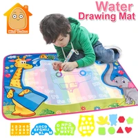 72x52cm kids crafts drawing toys water mat painting toy with aqua magic pens and templates educational gift for children