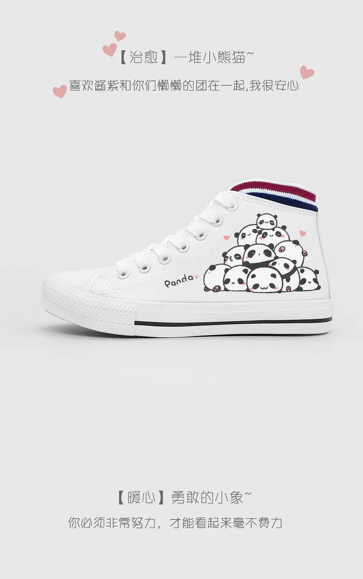 Skatebarding Shoes High Quality Vulcanized Shoes Causal Soft Shoes Women flat sole shoes chaussure femme White Canvas High Shoes