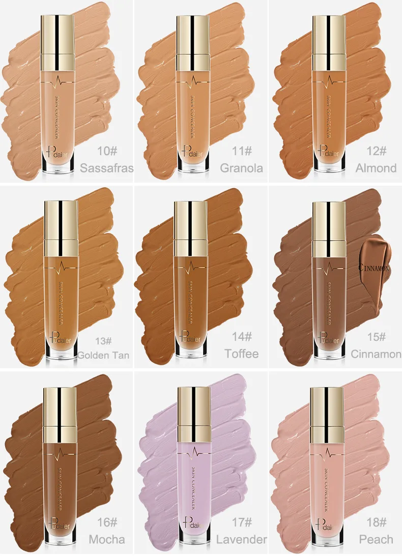 Pudaier Горячая жидкий консилер крем contour Pro Макияж жидкий консилер макияж Foudantion крем корректор цвета для любой кожи