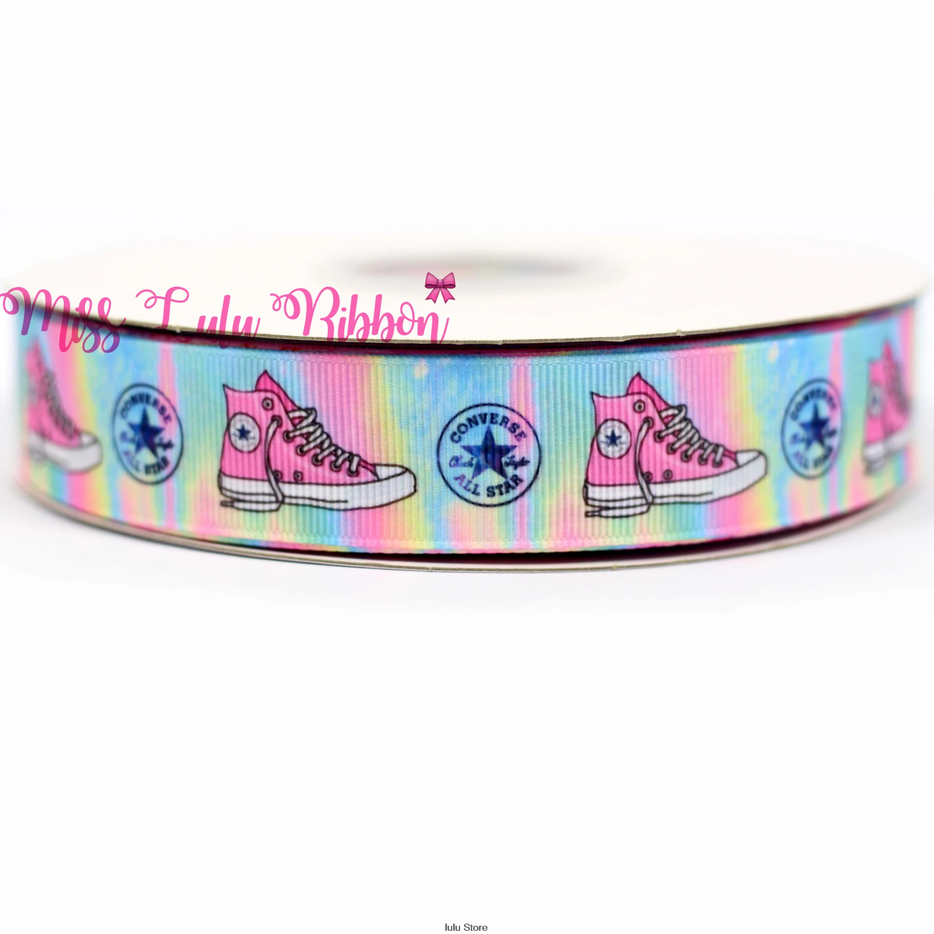 7/8&quot22mm sports printed grosgrain ribbon shoe logo 38mm diy handmade hair bows party decoration 50 yards 6mm-75mm | Дом и сад