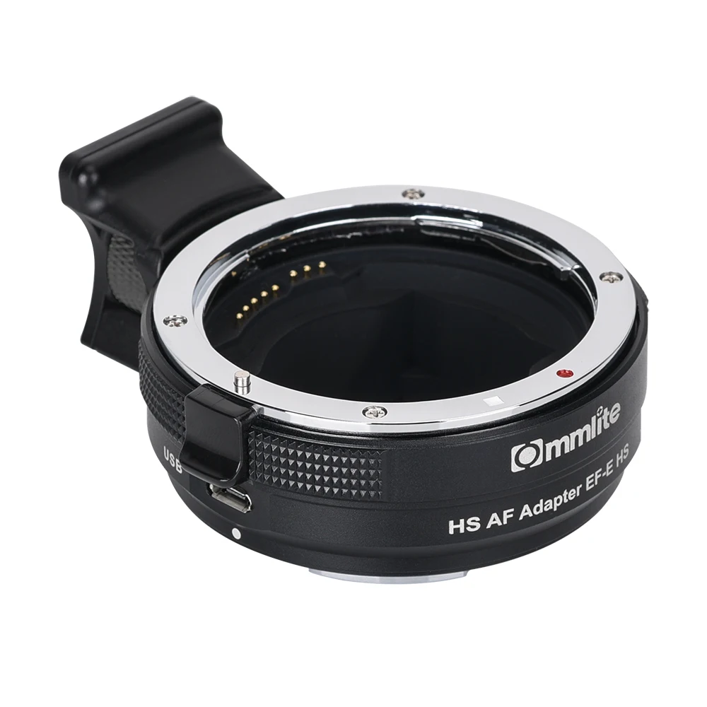 COMMLITE высокоскоростное электрическое кольцо адаптер для объектива с автофокусом