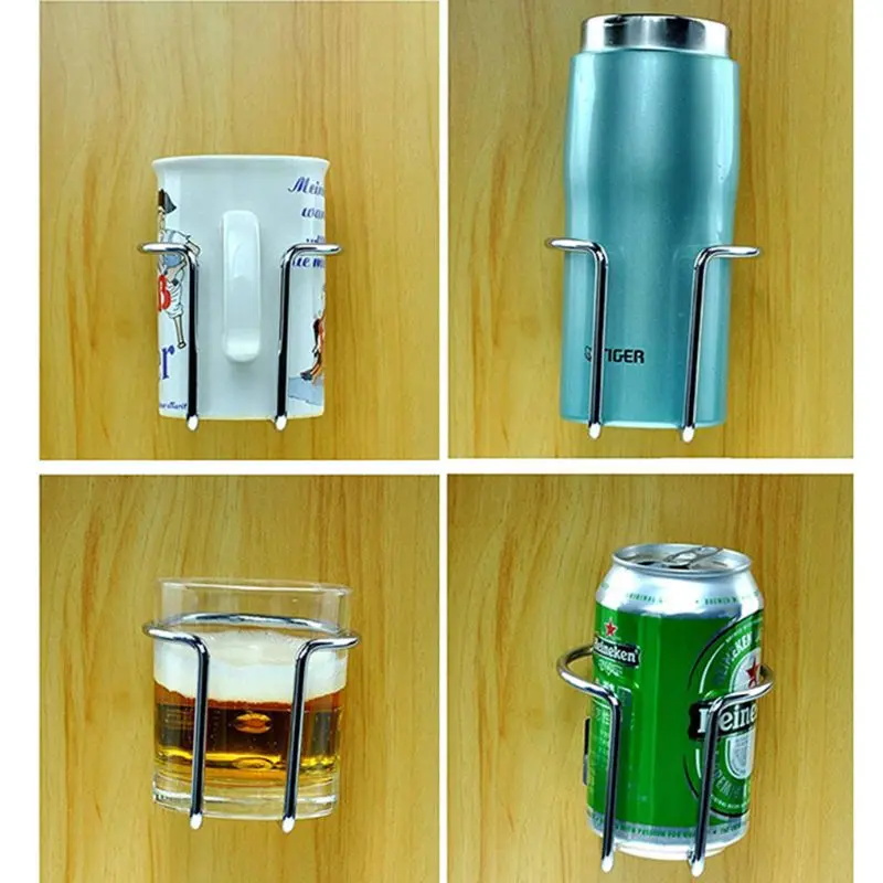 

Car Ring Cup Holder Stainless Steel Water Drink Beverage Bottle Stand Holder For Boat Truck