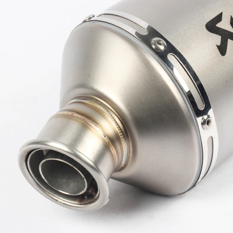 51 мм escape moto db killer moto rcycle dirt bike 560 мм длинная выхлопная труба akrapovic Лазерная мото rbike глушитель скутер аксессуары