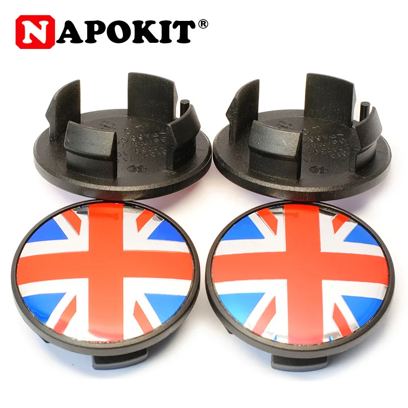 4 шт. 54 мм центральный колпачок автомобильного колеса Union Jack для Mini Cooper S JCW R55 R56 R57 R60