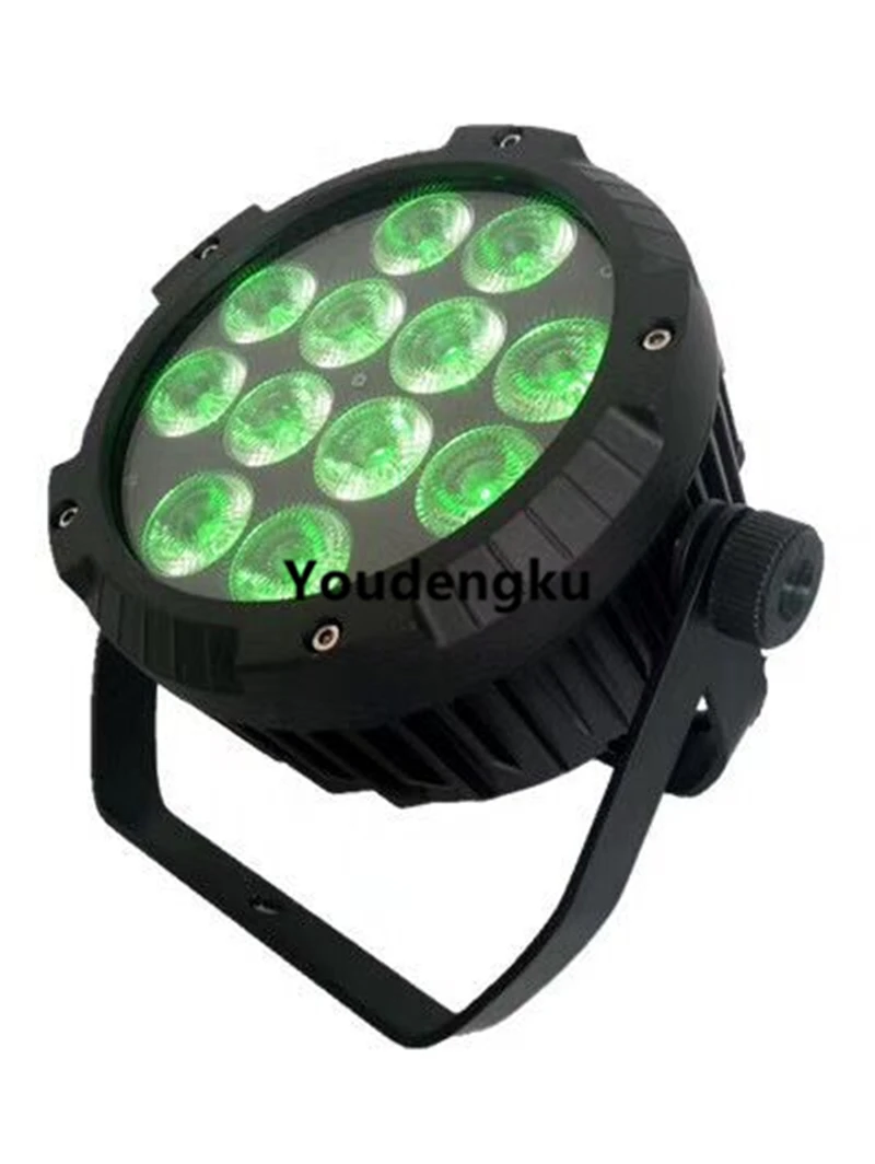 12 шт. RGBWA UV 6in1 dmx512 сценический led par 18 Вт водонепроницаемый ip 65 Банок открытый par|led