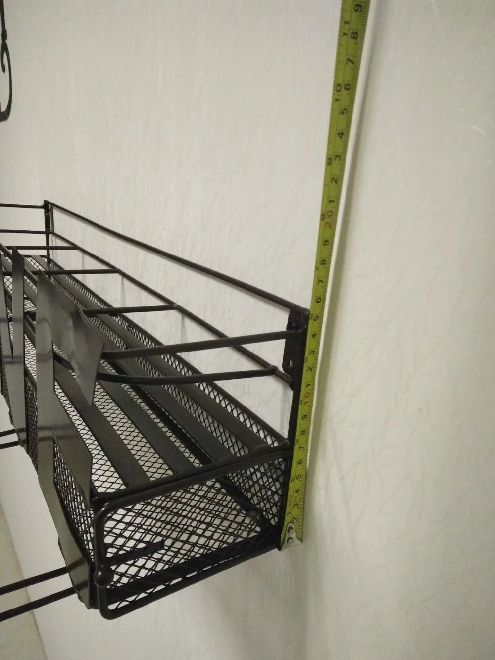 Металлическая настенная стойка для винных бутылок винные пробки и Винные бокалы