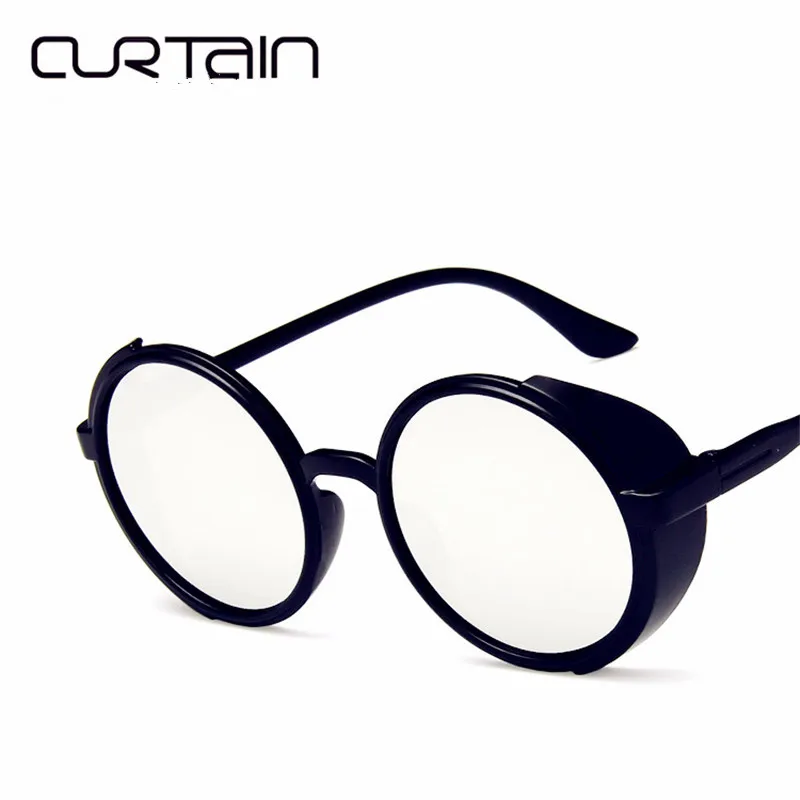 Curtain Lentes De Sol Mujer Unisex Retro Round Sunglasses Women Men Trend Luxury Brand Designer Classic Sun Glasses UV400 2019 | Аксессуары