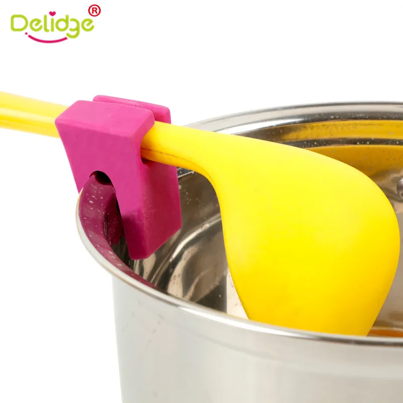 Силиконовый держатель для кастрюль и ложек Delidge 1 шт. стойка хранения
