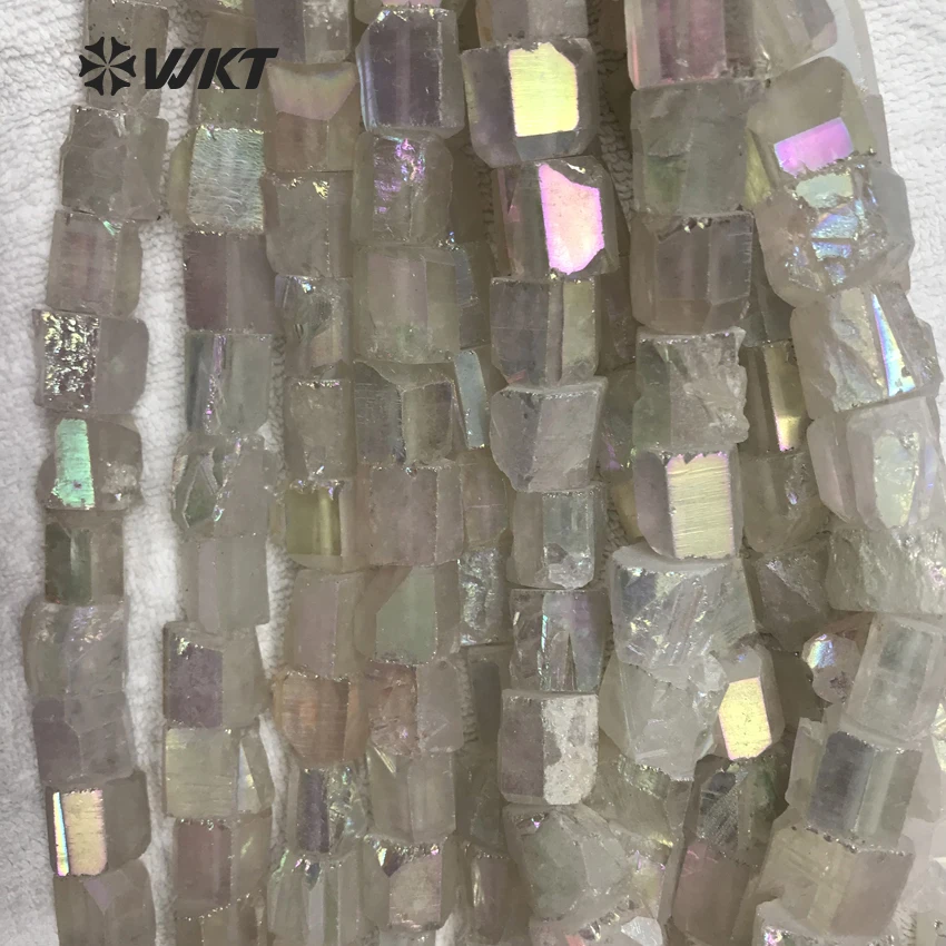 WT-G262 Wholesale Fashion Design Natural Angel aura quartz size 10*15mm each beads 16&quot inch in one strand For Women jewelry | Украшения