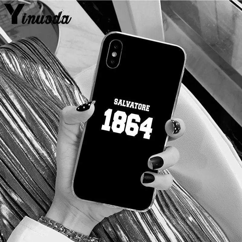 A10 Yinuoda Дневники вампира Стефан Деймон Сальваторе чехол для телефона для Apple iPhone 8 7 6 6S Plus X XS MAX 5 5S SE XR мобильные телефоны - Цвет: A10