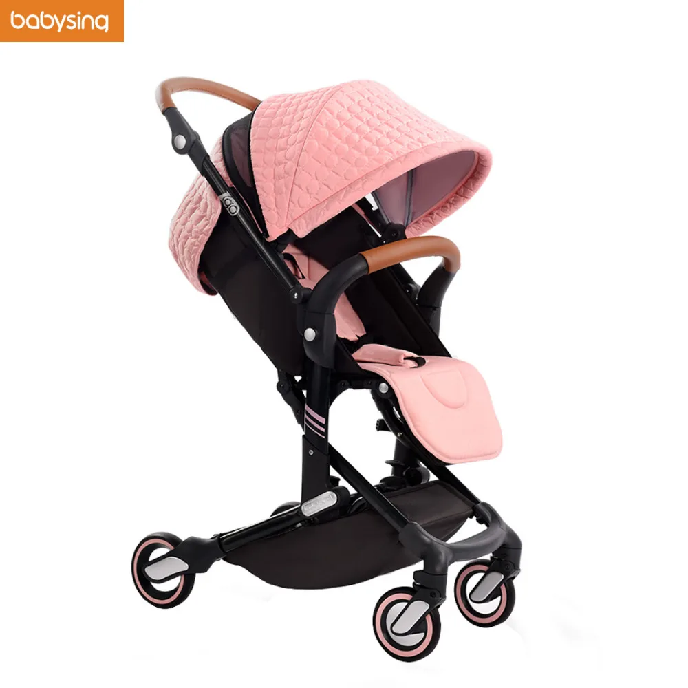 Babysing I GO Push Car Высокая Пейзаж Портативный Легкий Детские Коляски складной коляски