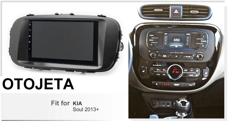 Android 9,0 Радио 8 ядерный Автомобильный мультимедийный gps навигатор для KIA Soul 2013 автомобильные аксессуары aux bluetooth DVD видео плеер рамка