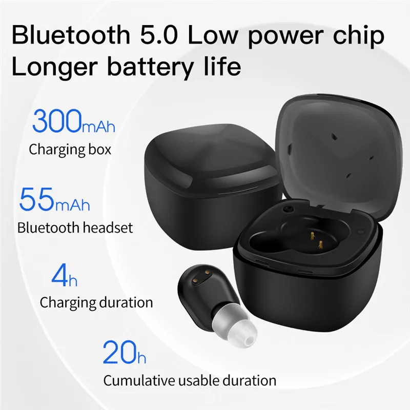 Мини-наушники-вкладыши TWS с Bluetooth5.0 наушники Беспроводной спортивные гарнитуры