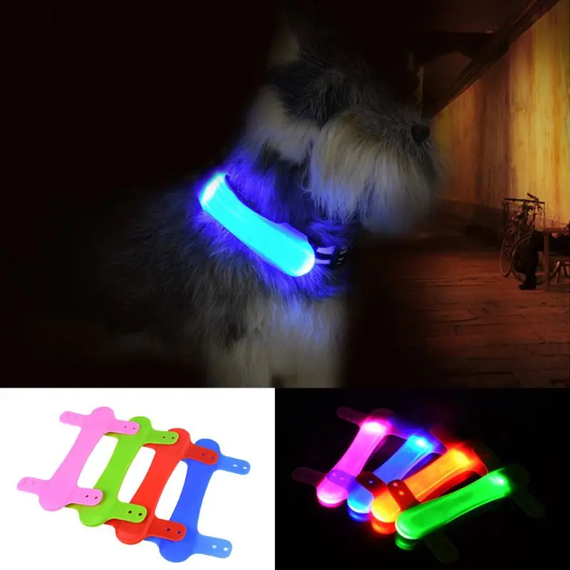 Силиконовые предупреждающие огни безопасности Pet светодиодный свет светящиеся