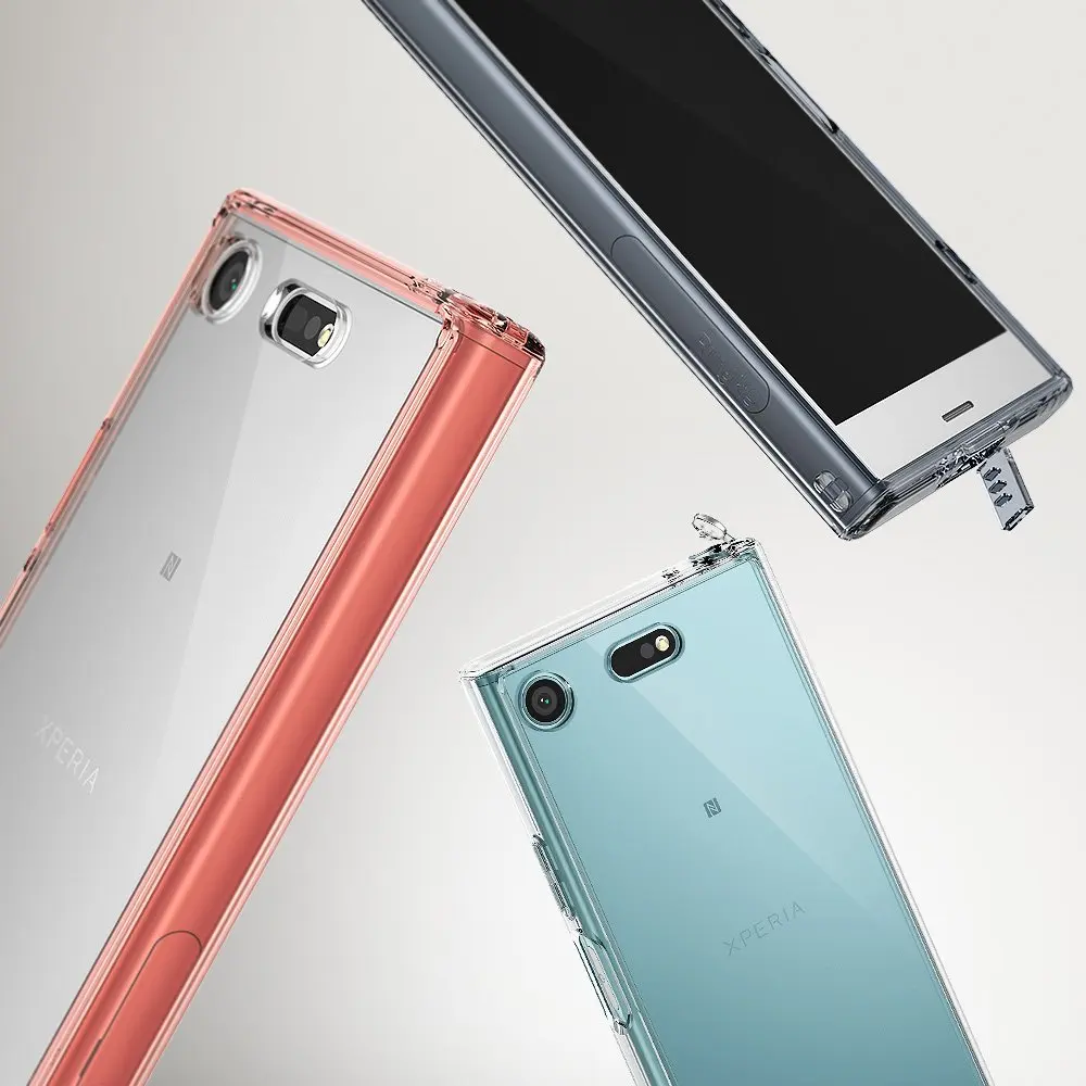Чехол Ringke Fusion для Sony Xperia XZ1 компактный прозрачный ПК задний бампер из ТПУ