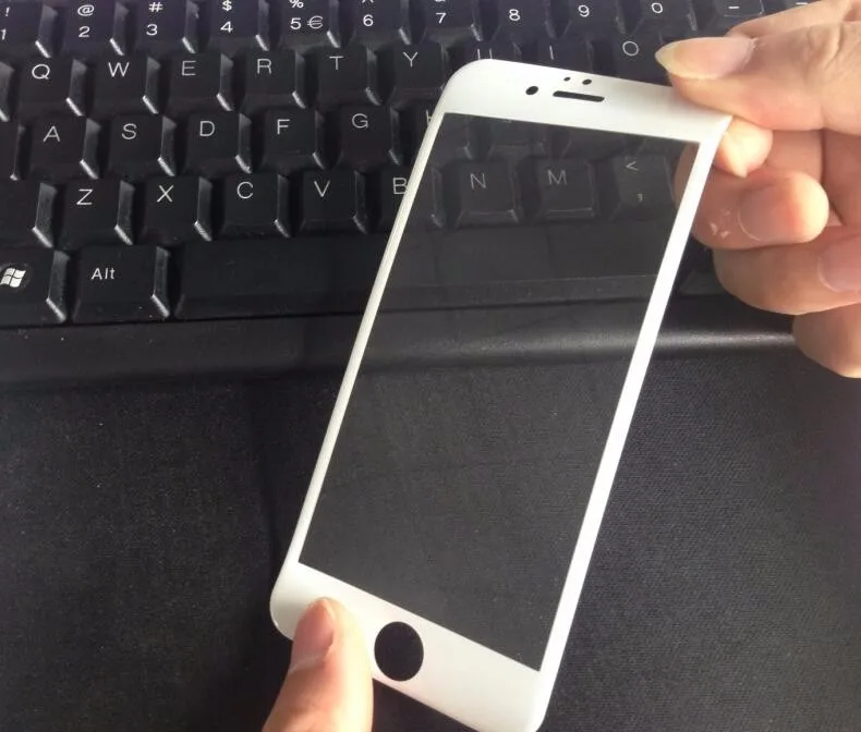 10 шт./лот 3D изогнутое закаленное стекло для iPhone 7 6 6s plus полное покрытие Защитная