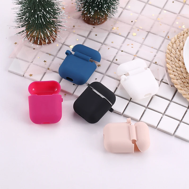 Милый силиконовый чехол из ТПУ для Apple airpods беспроводных наушников с Bluetooth Мягкий