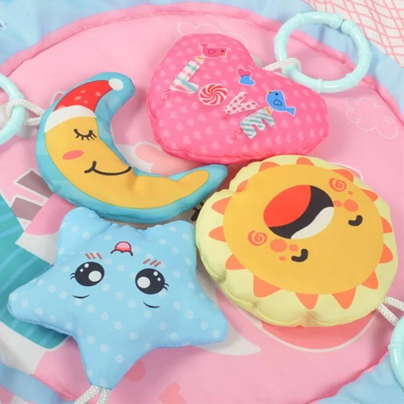 Детский коврик-пазл с мультяшными игрушками для малышей