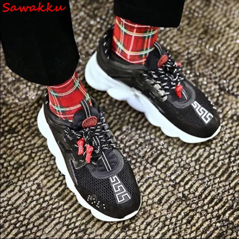 Luxury Design Woman Casual Shoes 2018 Retro Leopard Platform Wedge Lace Up Trainers Ultra Leather Sneakers Zapatillas Mujer | Обувь