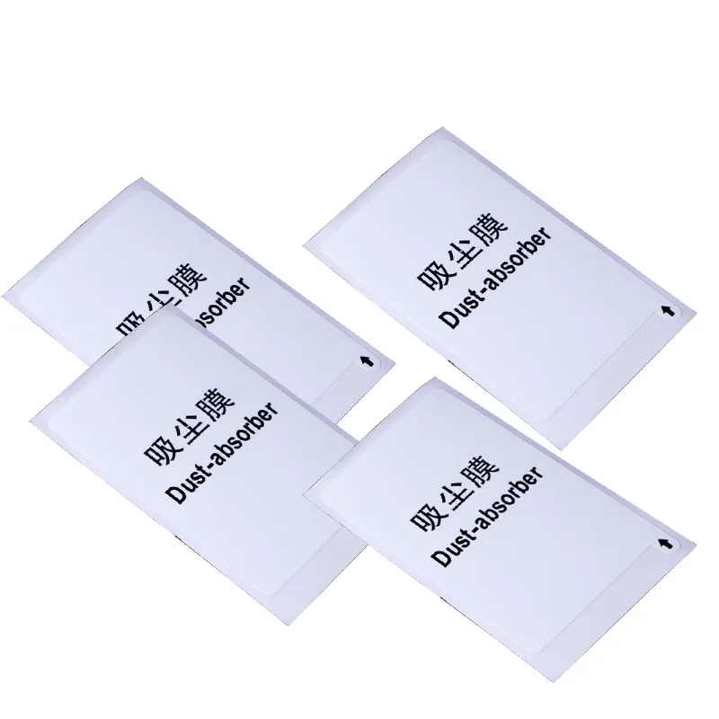 White Dust absorber 20 шт чистый экран стекло салфетки пылеуловитель наклейка на ЖК-экран большой средний 9 см 12 см - Цвет: White Dust absorber