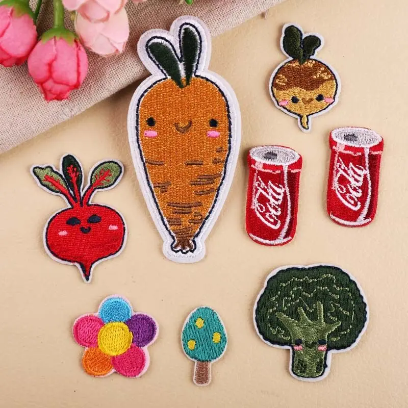 Высококачественные вышитые тканевые наклейки украшения для одежды Мультяшные