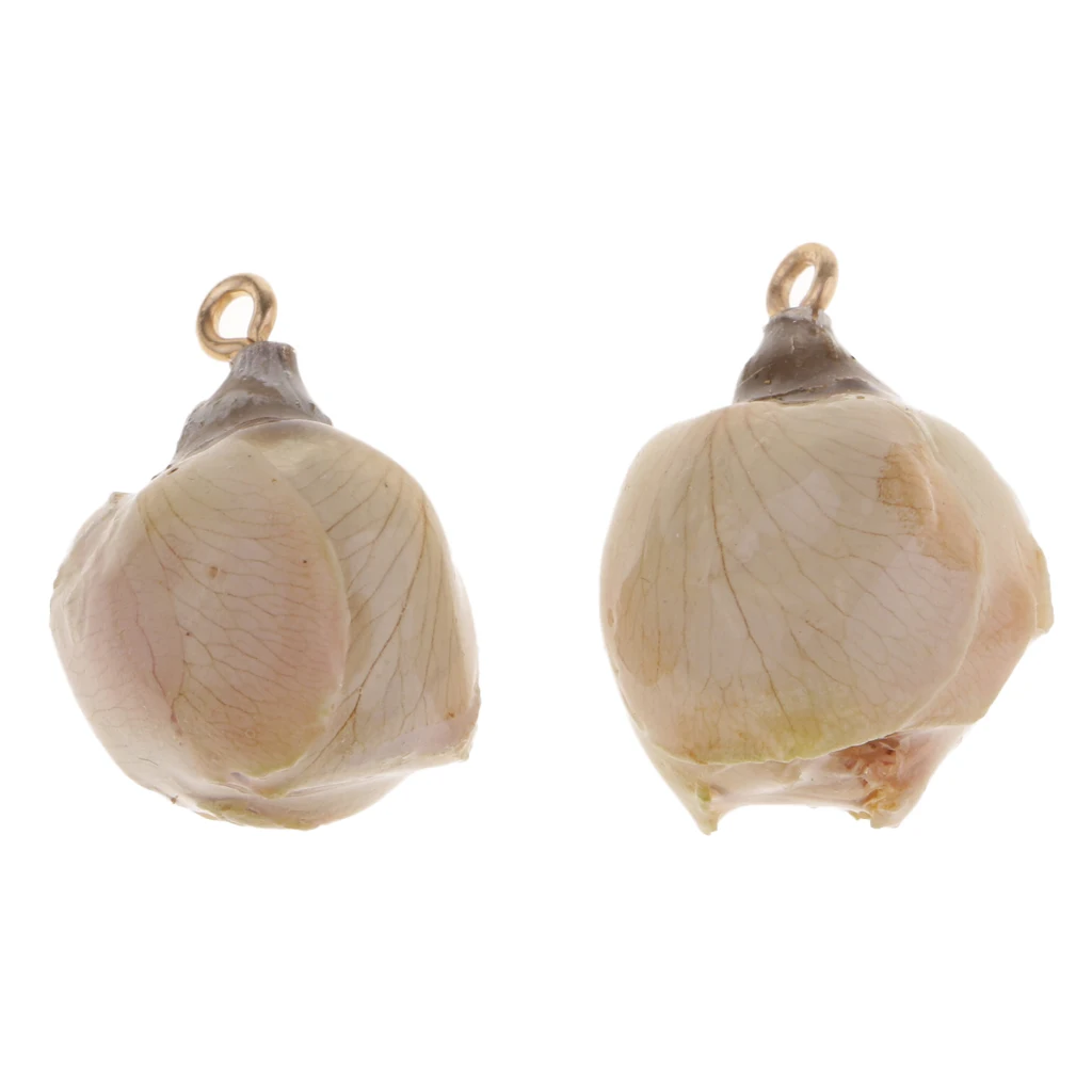 2 шт. подвески с сухоцветными розами покрытыми жидкой смоляной для сережек сделай